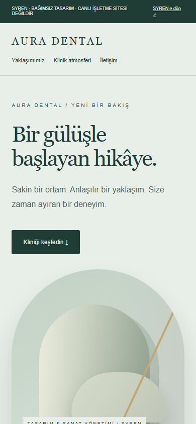 AURA DENTAL mobil ekran görüntüsü